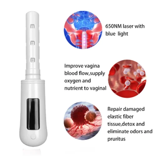 Female Women Gynecological Vaginitis Treatment Red Blue Led Lamp Therapy Device Infrared Light Clean Harmful Substance red infrared light therapy belt infrared lamp