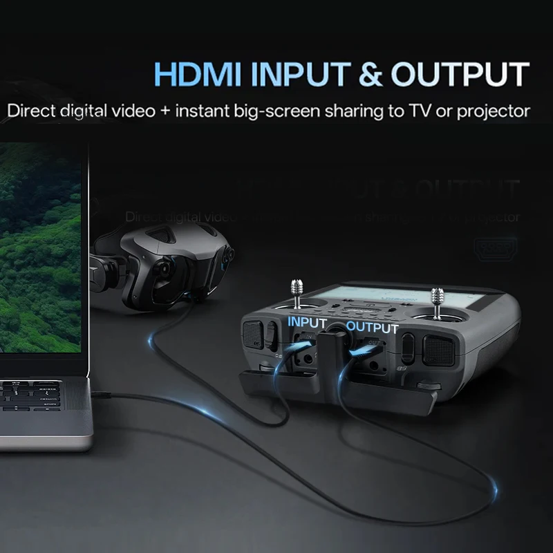 รูปสินค้า รีโมทควบคุมโดรน 2.4GHz 16CH สำหรับ FPV และเครื่องบิน