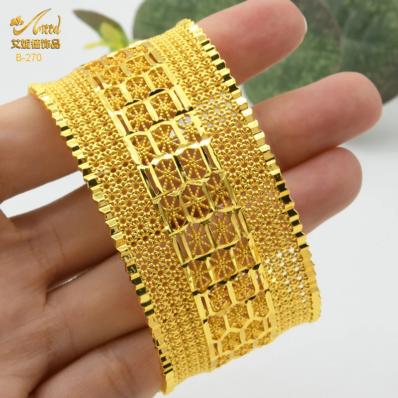 Gold Bangles Wholesale Hawaiian Bangles ANIID Indian 24K Gold