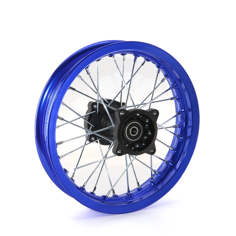 Pit bike Rim of 1.85-12inch Rear Wheel Rim 80/100-12inch Aluminium dirt bike wheel Rims 12mm or 15mm hole hub