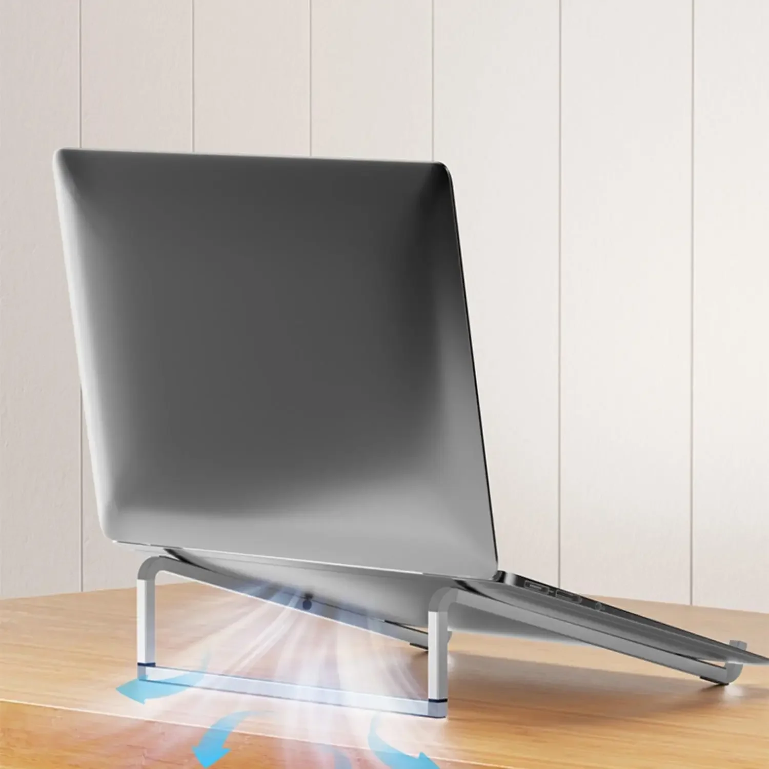 Laptop Stand Aluminum Alloy Folding Holder for Macbook Notebook Tablet Desktop Anti Slip Heat Dissipation Cooling Bracket