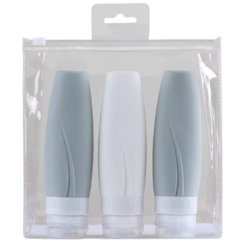 1pcs Leak Proof Travel Bottles Set Travel Containers for Size Toiletries with Portable Quart Bag Storage Shampoo Lotion