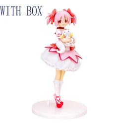 Puella Magi Madoka Magica Madoka Magic Girl PVC Anime Action Figure Toy Gift (18CM WITH BOX)