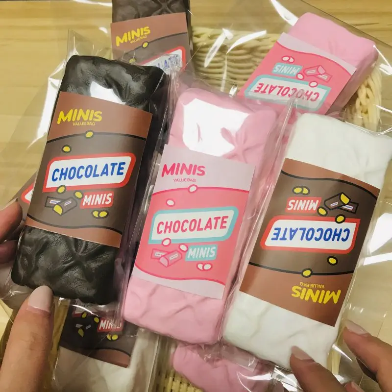 초콜릿 바 느린 리바운드 감압 환기 장난감 미니 Squishy 천천히 상승 3 색 옵션