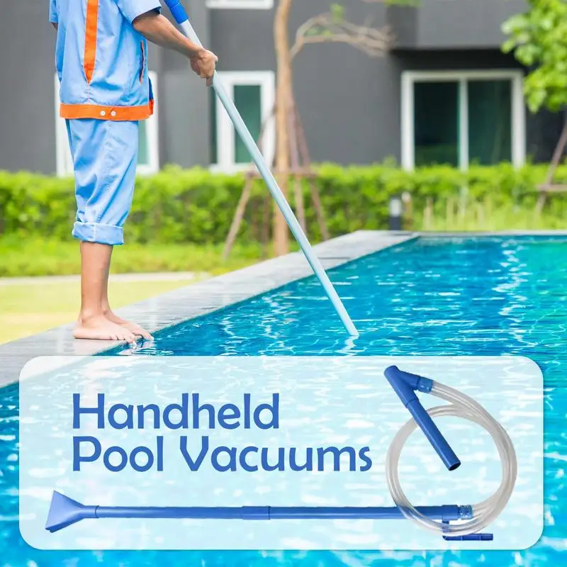 

Above Ground Pool Vacuum Portable Swimming Pool Vacuum Cleaner Reusable Swimming Pool Spa Jet Vacuum Cleaner for Hot Tub Pond