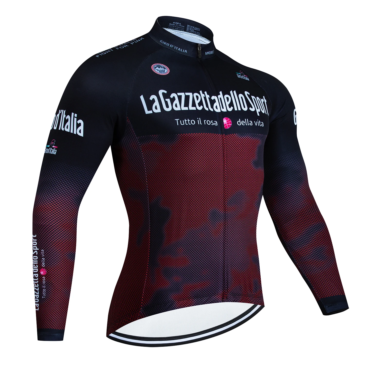 Tour De Giro D'ITALIA 가을 MTB 자전거 의류, 로드 남성 의류, 통기성 용수철 자전거 셔츠, 긴 소매 사이클링 저지