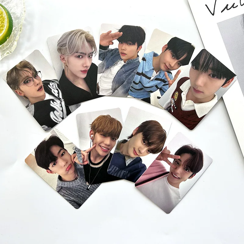 

9Pcs/Set KPOP Zerobaseone Fansign Selfie Photocards ZB1 Zhanghao Ricky Matthew Yujin Fashion LOMO Cards Fans Collection Gifts