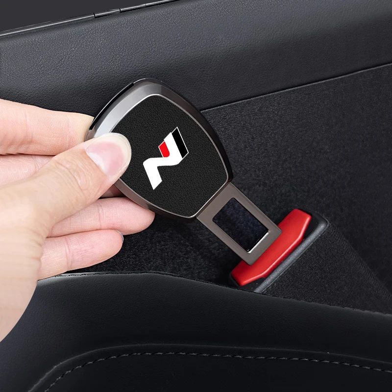 Per Hyundai N Line I10 I30 I20 Sonata Accent Tucson Elantra Creta Car Seat Belt Extender Buckle Plug Clip Di Copertura Della Cintura Di Sicurezza
