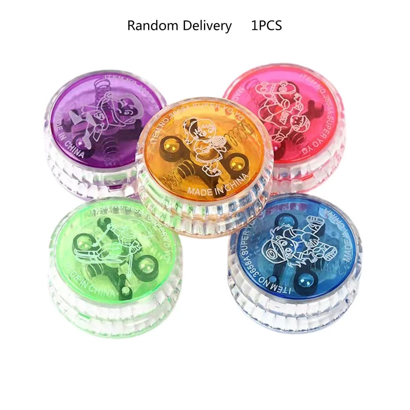 Children Sports Yo Yo Ball Luminous Yo-yos Balance Coordination Toy Easy Return Finger Flexibility Training Toy