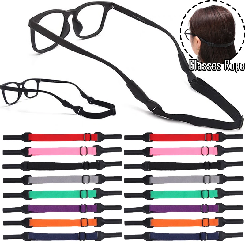 

Colorful Glasses Rope for Adults Eyewear Scalable Rope Strap Neck Cord Holder Men Women Sports Safety Band Strap Glasses Ropes