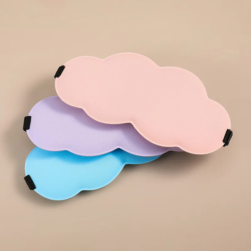 

Cloud Sleeping Eye Mask Shading Elastic Bandage Travel Eyeshade Solid Color Breathable Beauty Eye Shield Patch Blinder Health