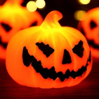 Halloween LED Pumpkin 3D Lantern Fairy Lights Battery Power, Lighting Decoration for Halloween Easter Garden Houses Decor 1