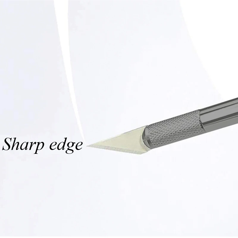 Wood Carving Blades LMDZ 50/100pcs Knife DIY Wood Carving Fruit Food Scalpel Craft Sculpture Cutting Tool Metal Engraving Blades