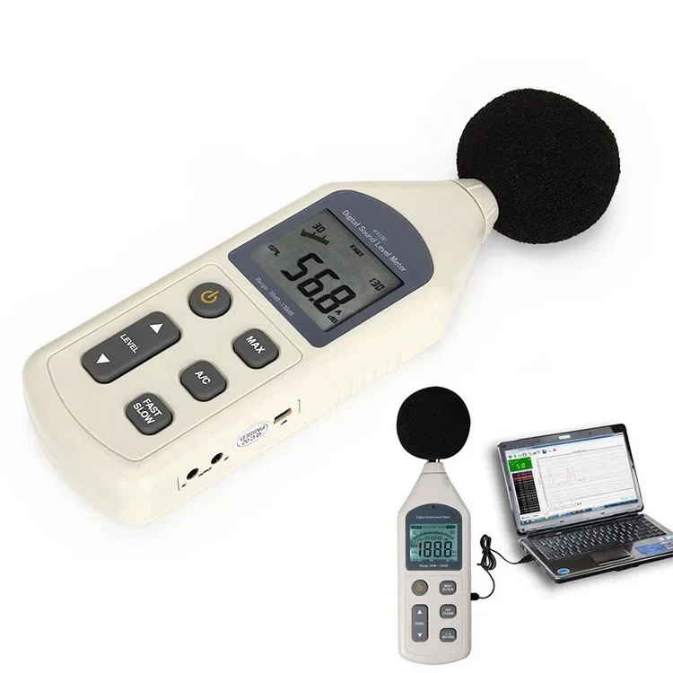 HY1361 sound level meter 30-130db Decibel meter Volume measurement USB data storage 2