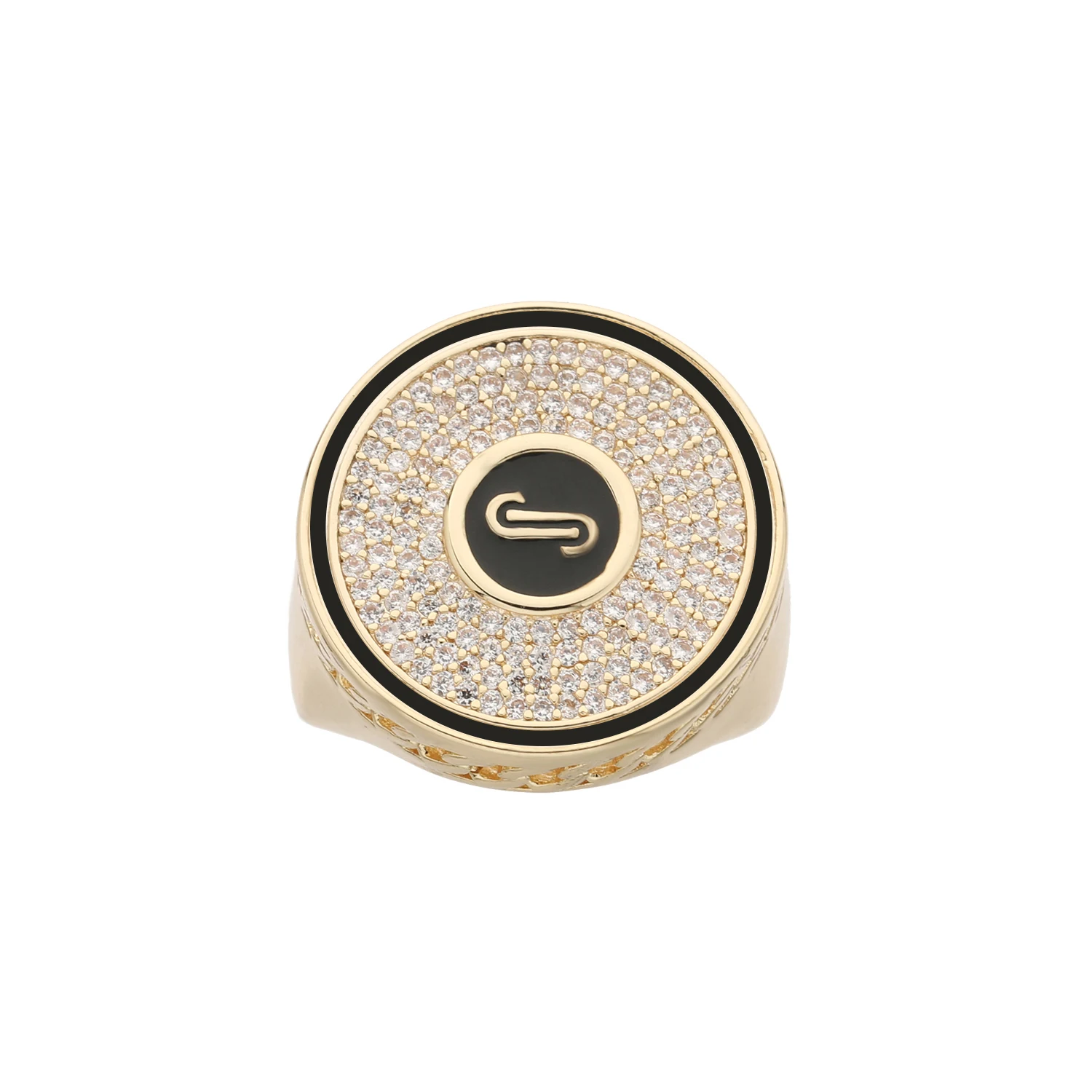 Round men's and women's rings size 7/8/9 fashionable and simple men's women's business decorative jewelry