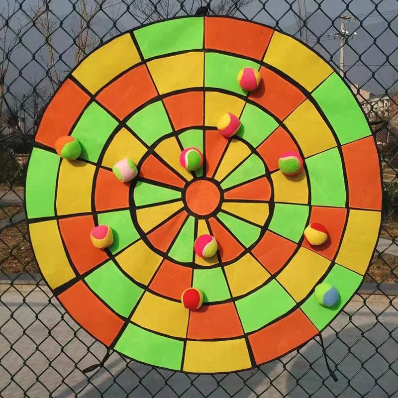 Target Dart Board Game With Sticky Ball Outdoor Play For Kids Child Sensory Integration Toys Juguetes Divertidos