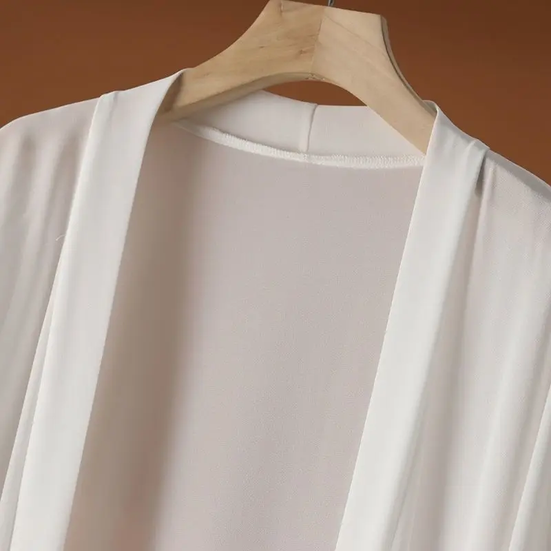 Summer Sun Protection Clothing Women Long Cardigan Women Chiffon Chinese Hanfu Coat Ladies Shawl Outerwear