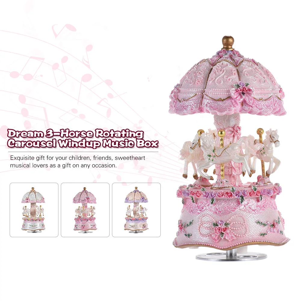 دورية الأحلام ذات 3 خيول، ذات تصميم دائري، مع حركة...