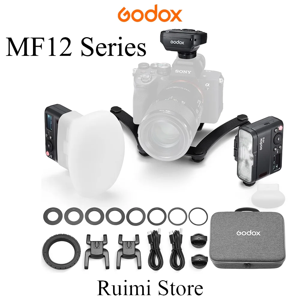 Godox Mf12 12w Ttl Macro Flash Off Camera Speedlite 2 | Desertcart