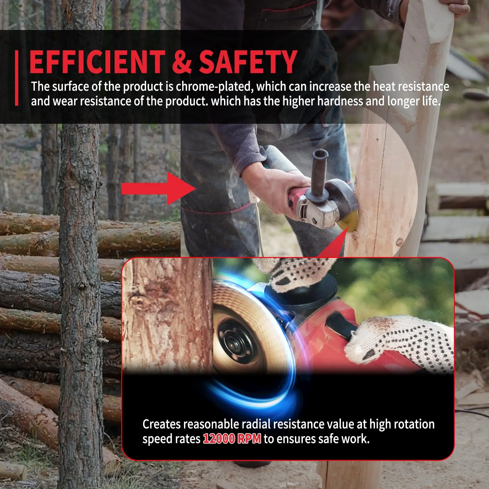 Stražnja strana brusnog kotača