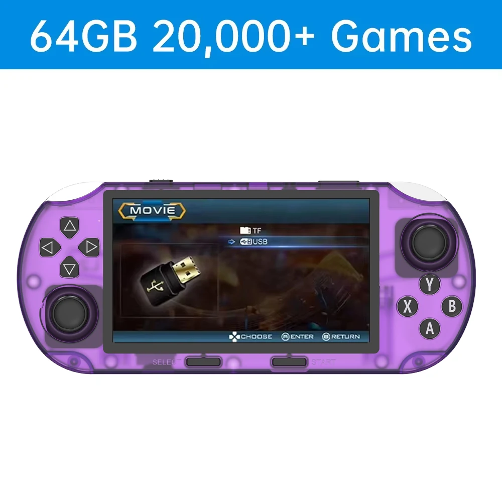 SF3000 ゲームプレーヤー 4.5インチ IPS SF3000 4.5 Inch IPS Portable Handheld Game Console for Kids