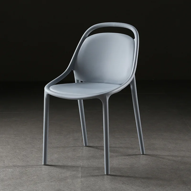 

Plastic Dining Chairs Luxury Lounge Center Hotel Makeup Bedroom Center Chairs Breakfast Sillas De Comedor Library Furniture