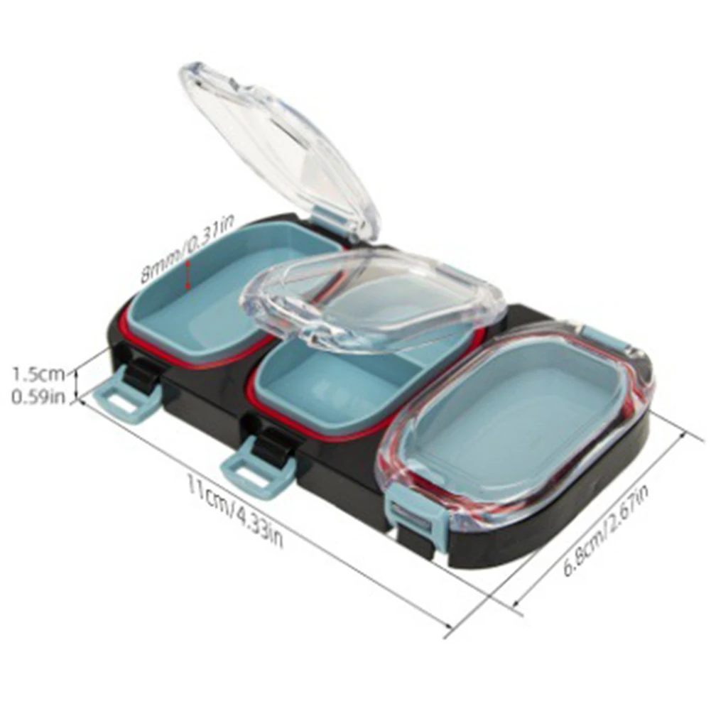 Magnetic Fishing Hook Outdoor Fishing Gear Accessories Box Waterproof Fishing Accessories Box Lures Hooks Baits Storage Box