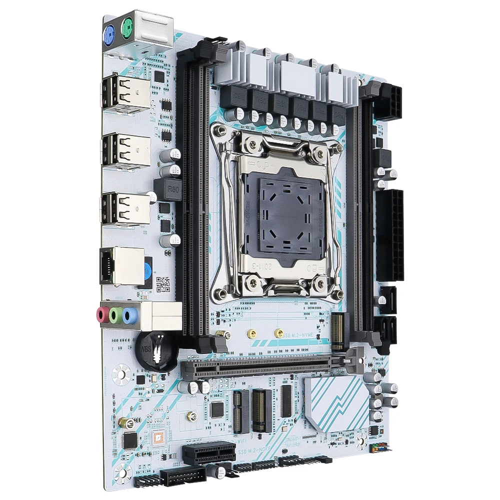 Computer Motherboard Set SOYO X99 Motherboard LGA 2011-3 Set Kit Xeon E5 2680 V4 CPU Processor 32G 2*16G DDR4 REG ECC RAM Memory M.2 NAME For Computer