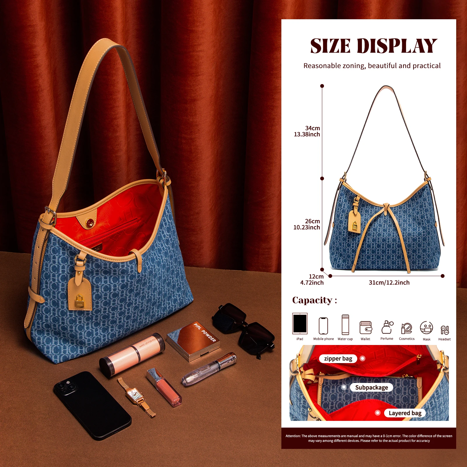 Women's Tote Bag 2025 New Wine Red Mother and Child Bag Leisure Vacation Handbag 5