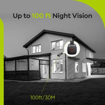 SANNCE 1080P HD 2PCS 4PCS Outdoor Bullet Weatherproof TVI Cameras Home Video Security Cameras Kit CCTV Surveillance Smart IR Kit 4
