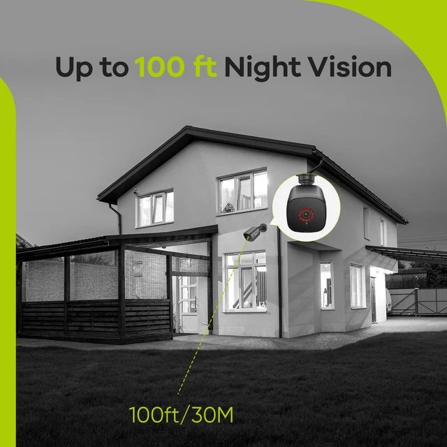 SANNCE 1080P HD 2PCS 4PCS Outdoor Bullet Weatherproof TVI Cameras Home Video Security Cameras Kit CCTV Surveillance Smart IR Kit - Image 4