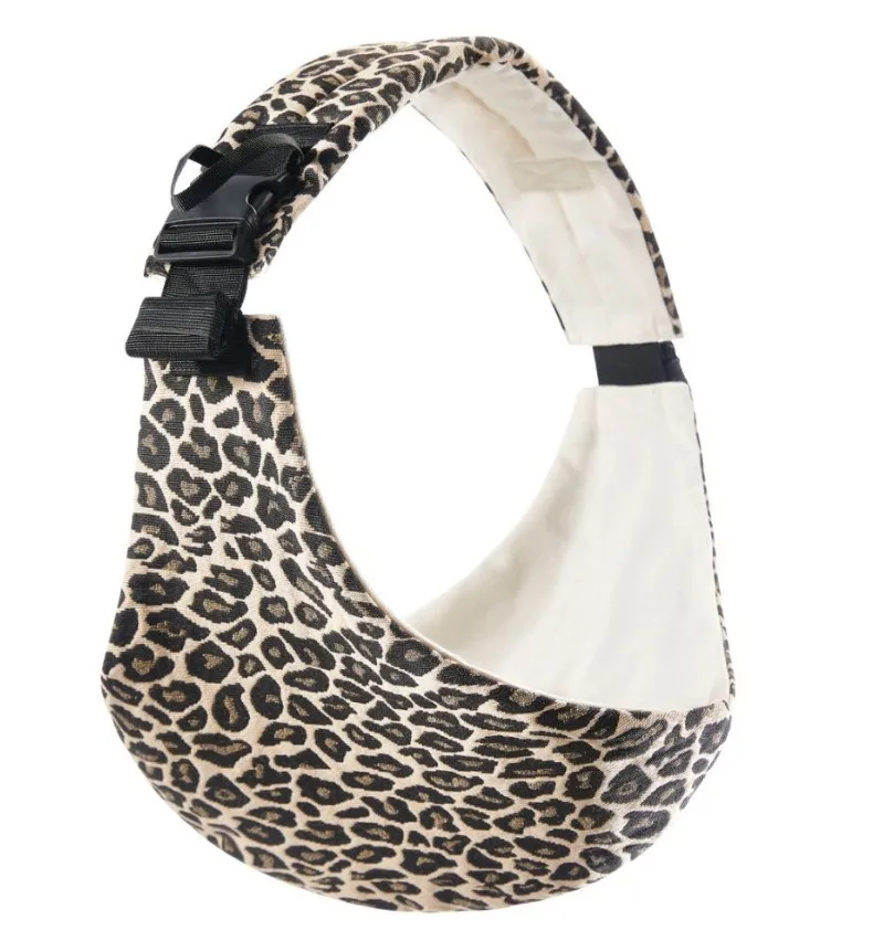 Baby Going Out Safety Carrier Simple Leopard Pattern Portable Front Hug Type Back Baby Out of the Baby Artifact Waist Stool 5