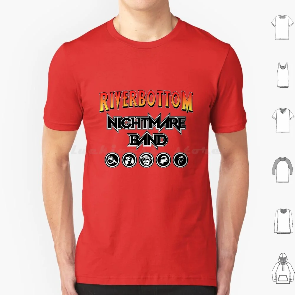 Riverbottom Nightmare Band T Shirt Big Size 100% Cotton Emmet