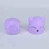 Puff Cleaning Drying Case Soft Silicone Sponge Puff Storage Box Cute Cat Powder Puff Holder Make Up Tool Portable Makeup Blender 3