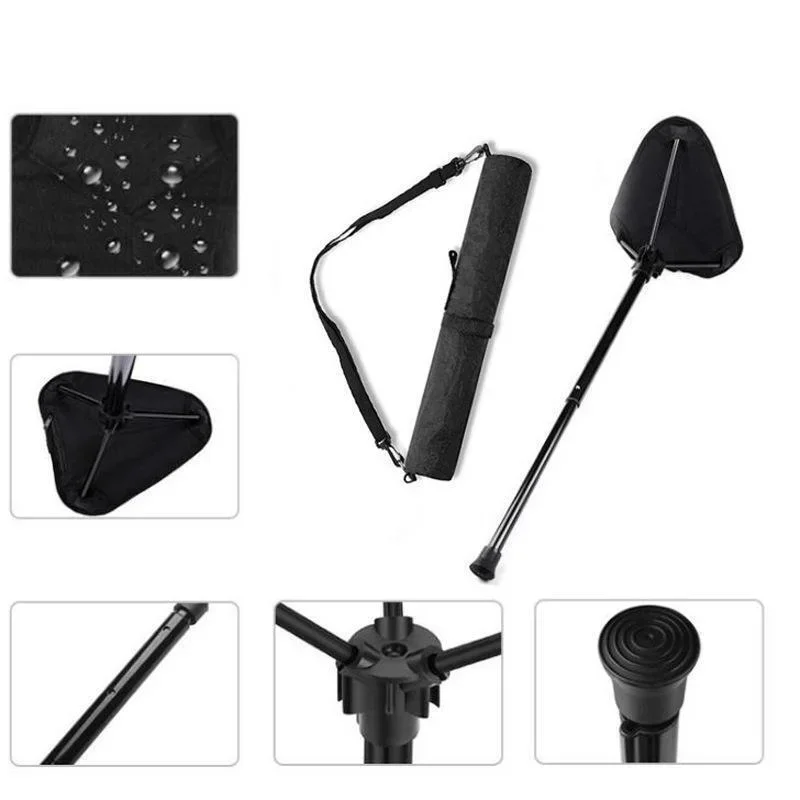 Outdoor Portable Retractable Stool Fishing Summer Hiking Chair Travel Fordable Stool 6