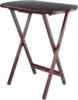 Wood TV Tray Set 4