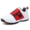 Men Professional Golf Shoes Waterproof Spikes Golf Sneakers Black White Mens Golf Trainers Big Size Golf Shoes for Men 1
