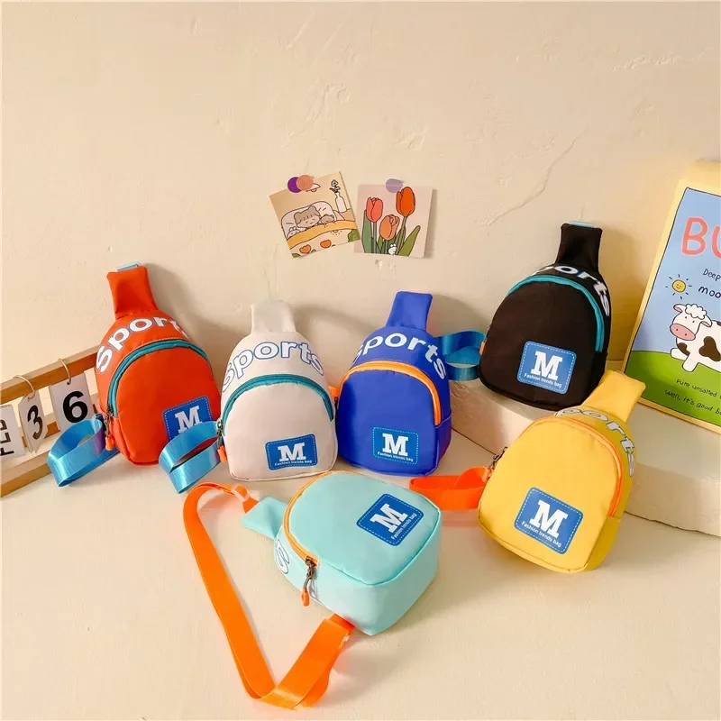 Mini Cute Children Boys Girls Shoulder Bag Solid Fashion Kids Backpack Kindergarten Preschool Students Travel Messenger Bags