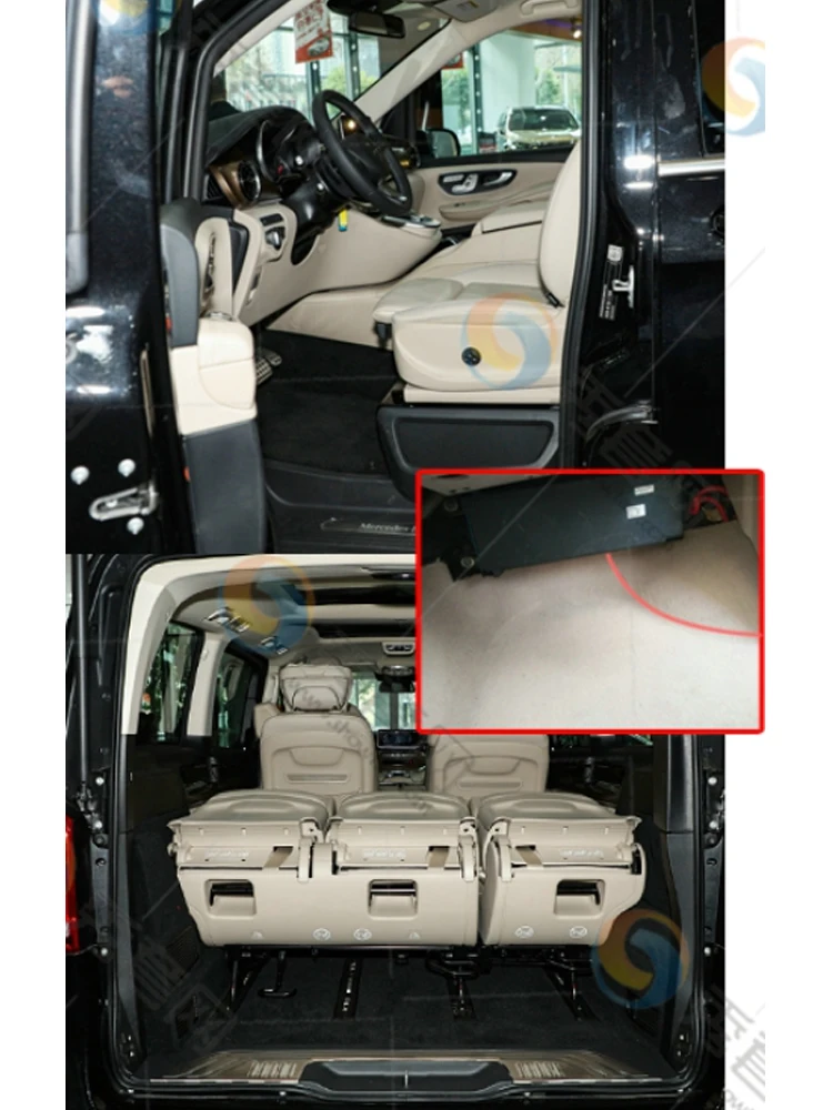 ベンツ V220ロング黒 フロアマットセット｜アクセサリー