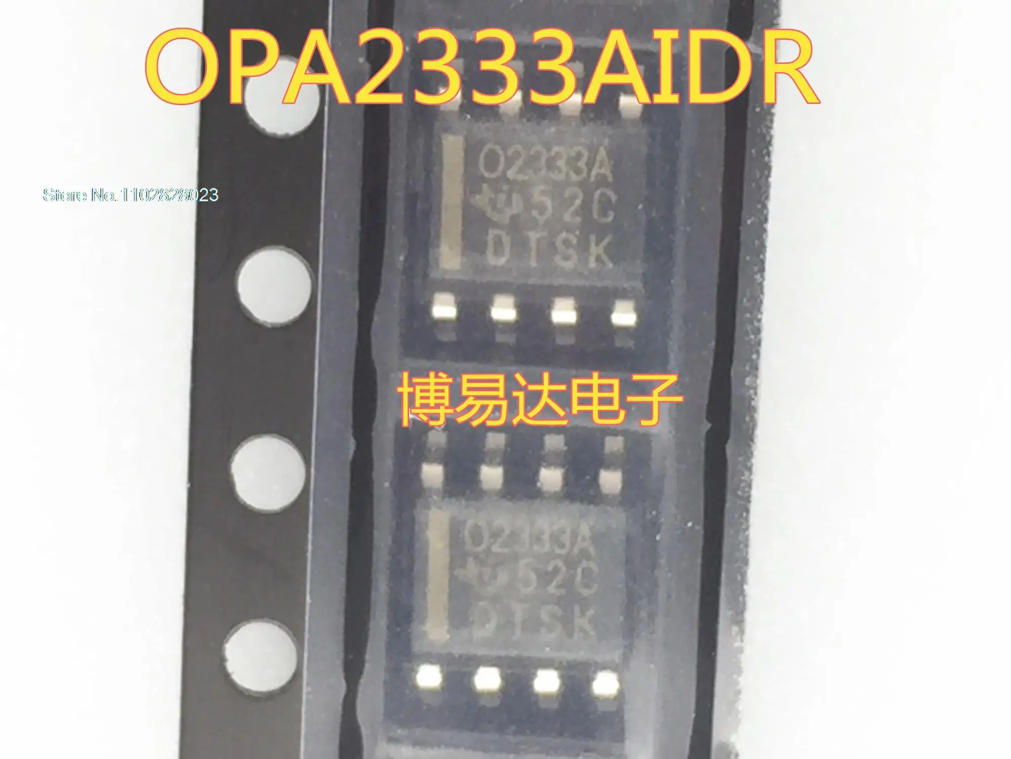 

（20PCS/LOT） OPA2333AIDR O2333A 02333A OPA2333AID OPA2333AIDGKR SOP8 Original, in stock. Power IC