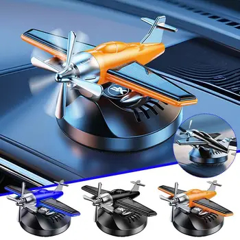 Alimentato ad energia solare Elica rotante Fighter Deodorante per auto Profumo Profumo Diffusore di fragranze per aereo Aroma per cruscotto