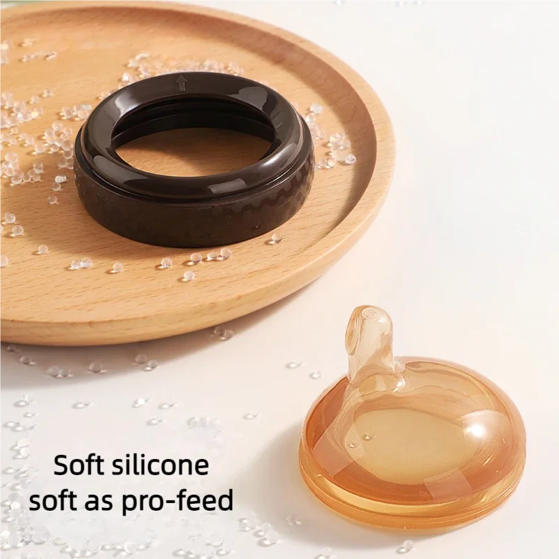 Newborn Baby Bottles Anti-Choke Glass Feeding Bottle Wide Caliber Imitation Breast Infant Nursing Bottle With BPA-Free milk bottle feeding bottle glass milk bottle