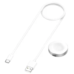 Enhanced USB Charger Cable for Huawei Watch Series - Detachable Dock Design (White)