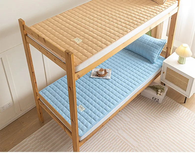 Description Picture 3 of item2024 New Soild Thin Mattress Topper Mattress 1pc 80/90/100/120/150/180/200cm lightweight breathable and machine washable
