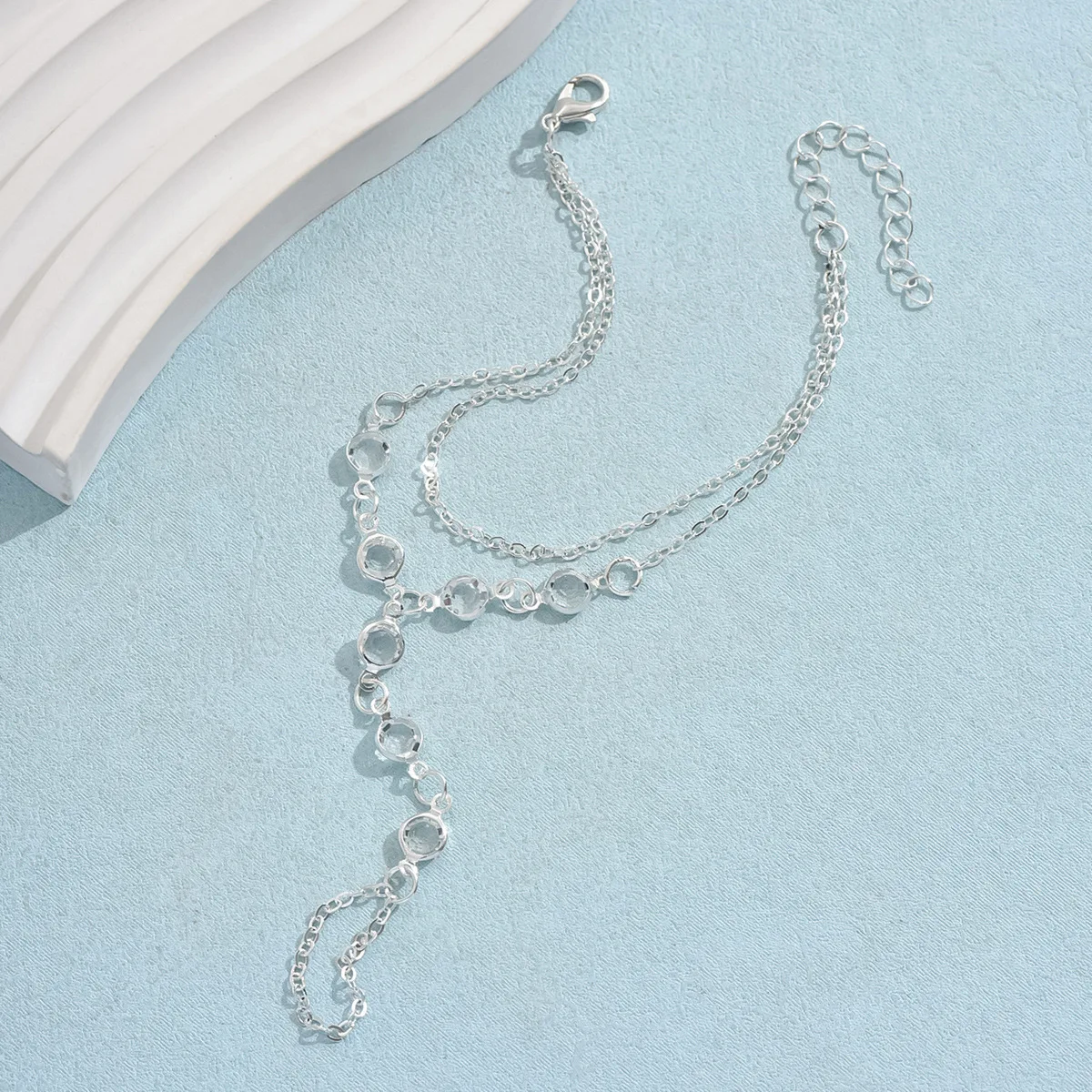 Fashion Multilayer Crystal Finger Bracelet 3 Fashion Multilayer Crystal Finger Bracelet 3