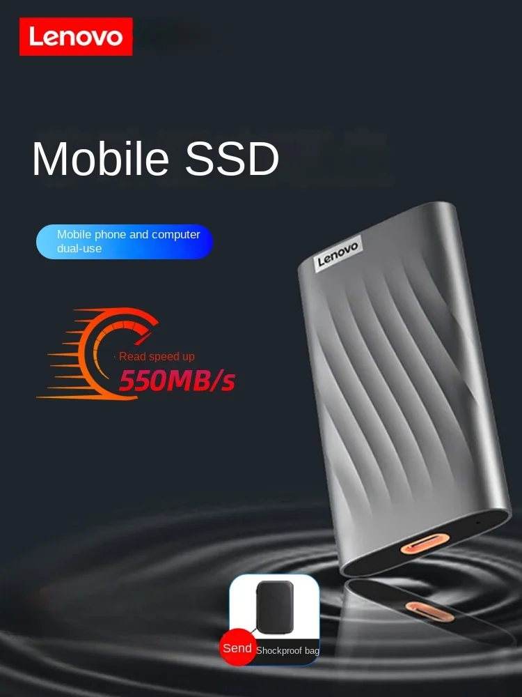 

Lenovo PS6 mobile solid state drive 1t2t high speed dual interface laptop computer mobile phone external SSD large capacity