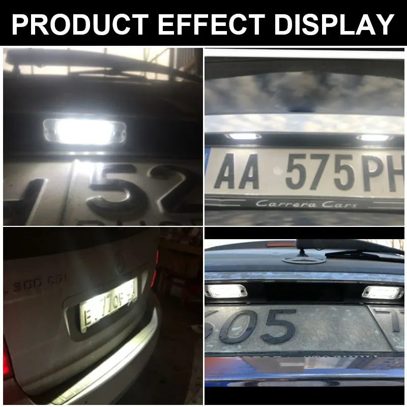 �ڵ��� LED ��ȣ�� ����Ʈ, �޸������� W163 W164 X164 ML GL A2518200066 �� ����, 2 ��