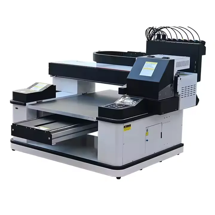 6090 UV 프린터 (2헤드 XP600 TX800 I1600 I3200 프린트헤드 포함) 6090 UV 평판 프린터 (병, 머그컵, 펜, 아크릴, 유리, 금속 인쇄 가능)