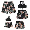 Family Matching Beach Swimwear Mother Daughter Father Son Swimwear Swim Trunks Mom Girls Bikini Swimsuit Dad Boys Family Clothes 5