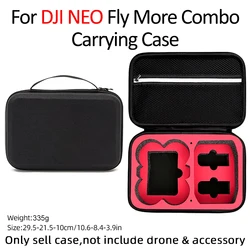 Portable Storage Bag & Travel Carrying Case for Drone Controller Accessories (Black red)